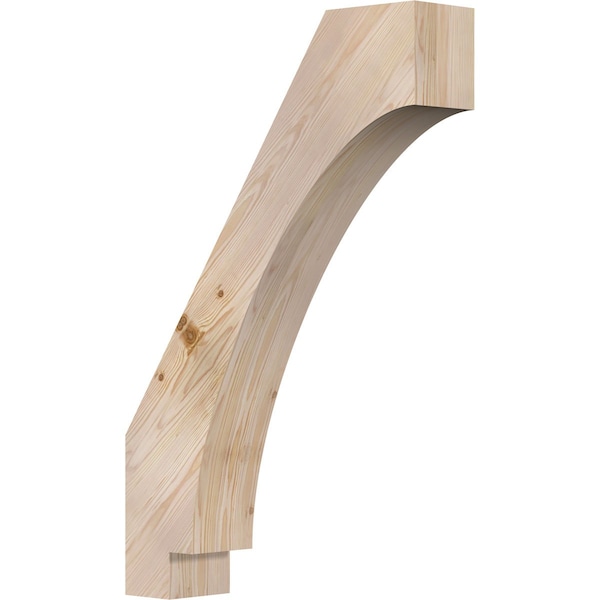 Ekena Millwork 5 1/2"W x 24"D x 36"H Imperial Smooth Knee Brace, Douglas Fir BRC06X24X36IMP00SDF - main